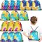 24 Pcs Tie Dye Party Favor Bags - 11.8 Inch Drawstring Backpack Goodie Gift Bags for Birthday Party Supplies